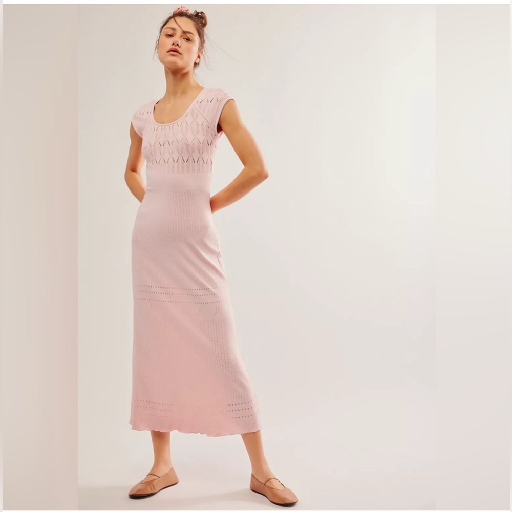 Free People Robin Seamless Midi Dress, NWOT